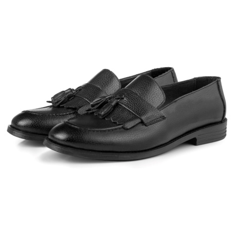 Ducavelli střapcové pánské klasické boty z pravé kůže, mokasíny klasické boty, mokasíny.
