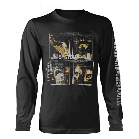 System Of A Down tričko dlouhý rukáv, Face Boxes, pánské PLASTIC HEAD