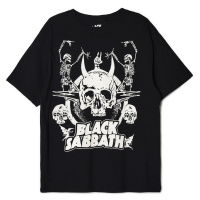 Cropp - Tričko s potiskem Black Sabbath - Černý