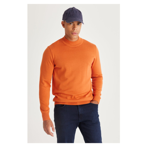 ALTINYILDIZ CLASSICS Men's Tile Standard Fit Normal Cut Half Turtleneck Cotton Knitwear Sweater. AC&Co / Altınyıldız Classics
