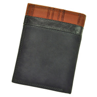 Pánská kožená peněženka Harvey Miller Morro - černá