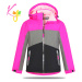 Dívčí zimní bunda - KUGO PB7353, růžová Barva: Růžová