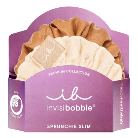 Invisibobble Gumička do vlasů Sprunchie Slim Premium Creme de Caramel 2 ks