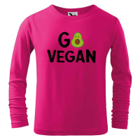 DOBRÝ TRIKO Dětské triko Go vegan
