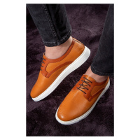 Ducavelli Work Genuine Leather Men's Casual Shoes, Lace-Up Shoes, Summer Shoes, Lightweight Shoe