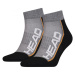Head PERFORMANCE QUARTER 2PACK Unisexové ponožky, černá, veľkosť