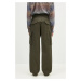 Bavlněné kalhoty Engineered Garments FA Pant zelená barva, 24F1F016