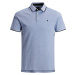 Jack&Jones Pánské polo triko JJEPAULOS Slim Fit 12136668 Bright Cobalt