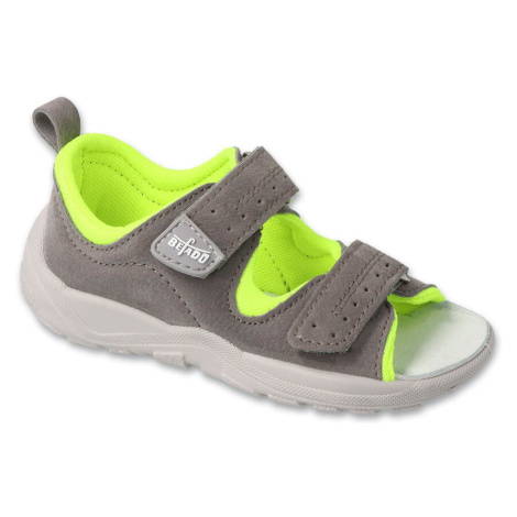 BEFADO 721P006 FLY chlapecké sandálky šedé 721P006_26
