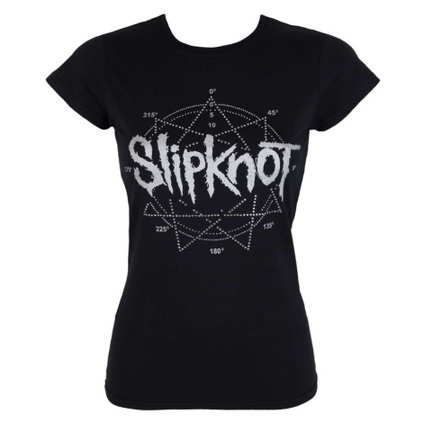 Tričko metal dámské Slipknot - Logo Star - ROCK OFF - SKTS32LB