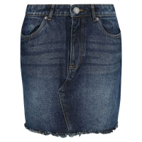 Urban Classics Ladies Heavy Mini Denim Skirt Mini sukně tmavě modrá