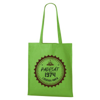 DOBRÝ TRIKO Bavlněná taška s potiskem Legenda padesát Barva: Apple green