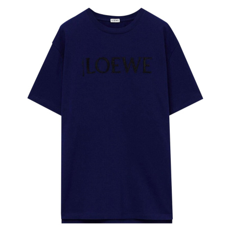 LOEWE Logo Dark Purple tričko