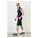Trendyol New navy blue Men's flap shorts
