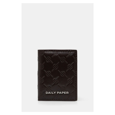 Peněženka Daily Paper Kidis Monogram Wallet hnědá barva, 2421121