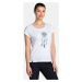 Kilpi ROANE-W Dámské bavlněné triko TL0370KI Bílá