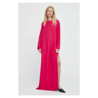 Šaty Herskind růžová barva, maxi