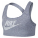 Nike BRA CLASSIC VENNER NSW Dívčí sportovní podprsenka, tmavě šedá, velikost