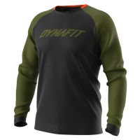 Tričko Dynafit Ride L/S black out winter moss 2023 Barva: černá / zelená