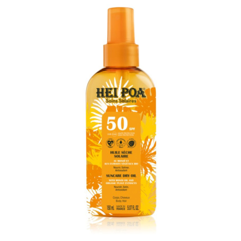 Hei Poa Tahiti Monoi Oil suchý olej na opalování SPF 50 150 ml