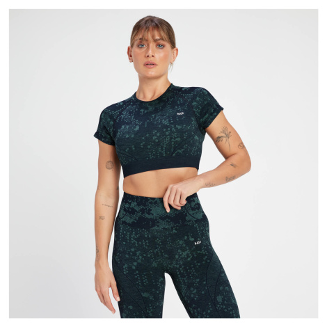 MP Dámský Adapt Seamless Pattern Crop Top – Nejtmavší Námořnický Modrý