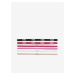 Sada šesti dámských sportovních čelenek v černé, růžové a bílé barvě Puma AT Sportbands