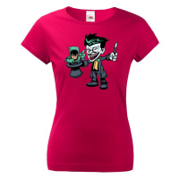 Dámské tričko Joker kouzelník -  tričko pro milovníky humoru a filmů