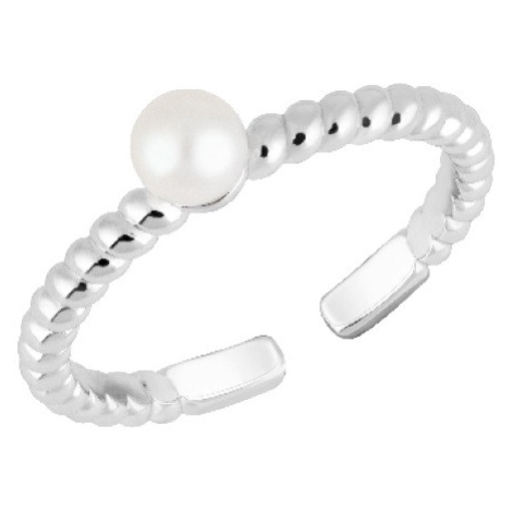 Preciosa Originální stříbrný prsten s říční perlou Pearl Passion 6158 01