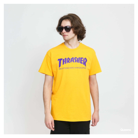 Tričko Thrasher Skate Mag Tee Yellow