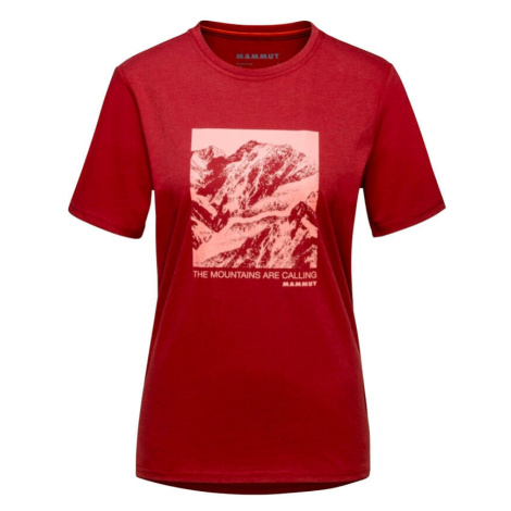 Dámské tričko Mammut Core T-Shirt Blood Red