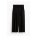 H & M - Krátké natahovací kalhoty - černá