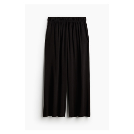 H & M - Krátké natahovací kalhoty - černá H&M