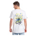 Meatfly pánské tričko Helarm White | Bílá
