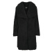 Ladies Soft Sherpa Coat - black