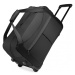 KONO cestovní taška na kolečkách s výsuvnou rukojetí - černá - 55L