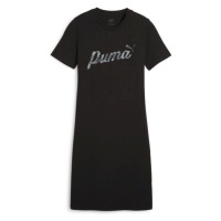 Puma ESSENTIALS + BLOSSOM GRAPHIC DRESS Dámské šaty, černá, velikost