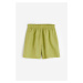 H & M - Natahovací šortky - zelená