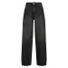 Ladies High Waist 90´S Wide Leg Denim Pants - midstone washed