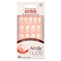 KISS Akrylové nehty - francouzká manikúra pro přirozený vzhled Salon Acrylic French Nude 64267 2