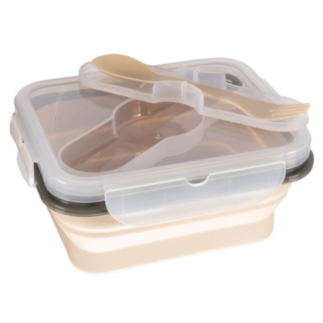 Zopa Silicone Lunch Box Small jídelní sada Sand Beige 15x7,5 cm 1 ks