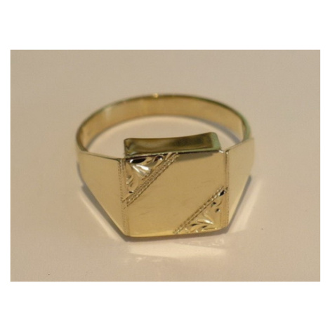 Zlatý pánský prsten 001 + DÁREK ZDARMA
