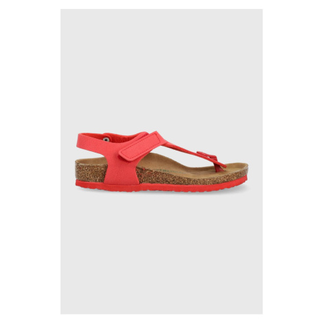Dětské sandály Birkenstock Kairo HL červená barva
