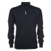 GREGNORMAN MERINO (50:50) ZIP-NECK Pánský golfový svetr, černá, velikost