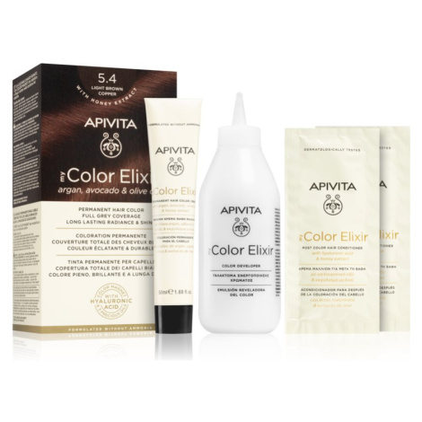 Apivita My Color Elixir barva na vlasy bez amoniaku odstín 5.4 Light Brown Copper 1 ks