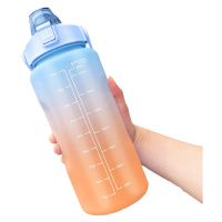 Camerazar Sportovní lahev 2000 ml s víkem, BPA FREE, odolná na nápoje