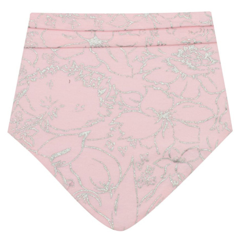 Kojenecký bavlněný šátek na krk New Baby NUNU růžový