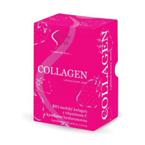 Skinny girls Mořský collagen s vitamínem C a příchutí lesních jahod 30 sáčků