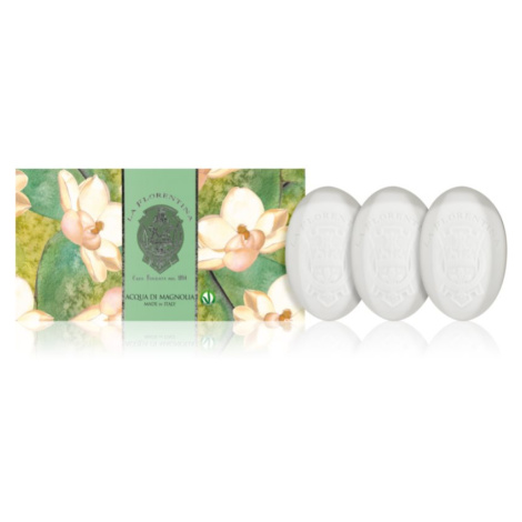 La Florentina Fresh Magnolia Hand Soap sada tuhých mýdel magnólie 3x150 g