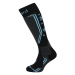BLIZZARD-Viva Warm ski socks, black/grey/blue Černá