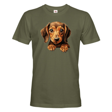 Pánské tričko Jezevčík - tričko pro milovníky psů BezvaTriko